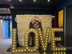 Huur, huren LOVE verlichte grote letters, bruiloft - 120 cm, Hobby en Vrije tijd, Nieuw, Ophalen of Verzenden, Geboorte of Huwelijk