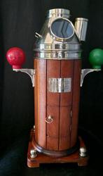Binnacle-kompas - Messing, Hout, Glas - bergen nautik -, Antiek en Kunst