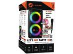 N-gear Partyspeaker Partyspeaker Zwart, Overige merken, Verzenden, Overige typen, Nieuw