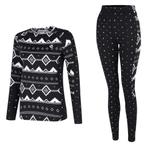 -65% Dare2b  Dare2b Dames exchange iii fair isle base layer, Verzenden, Nieuw, Zwart