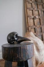 Beeld, No Reserve Price - Mythical bronze beaked figure,, Antiek en Kunst