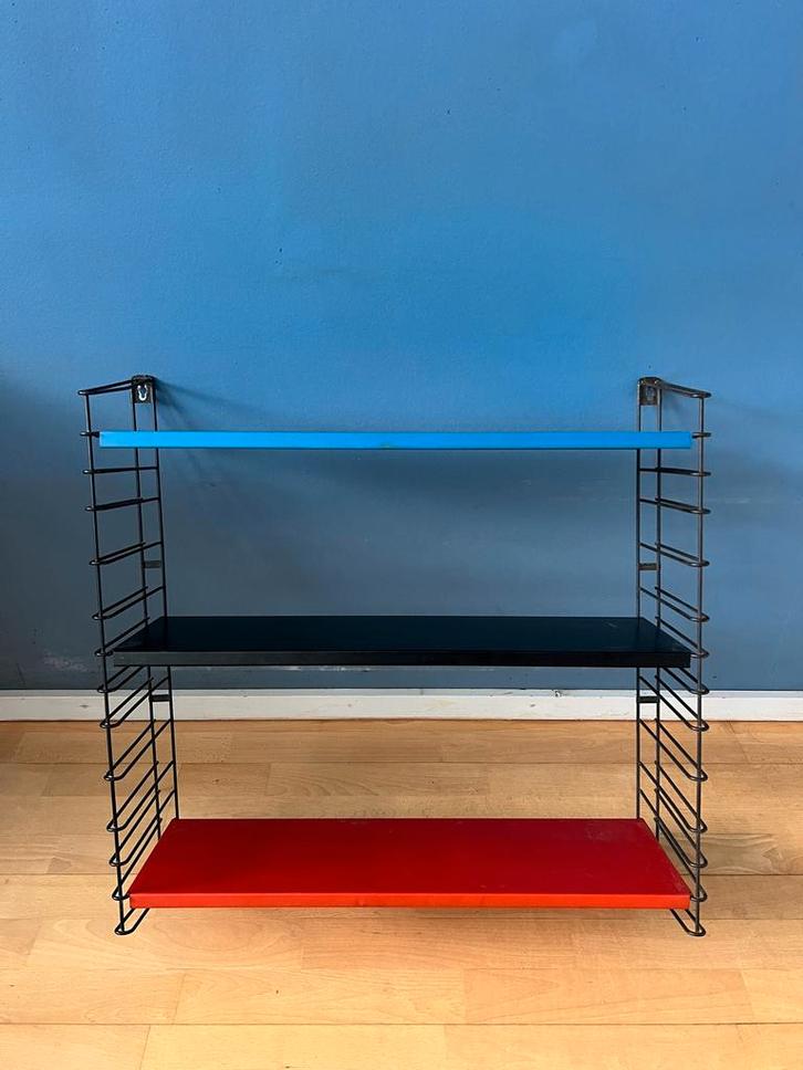Blue, Black and Red Tomado Vintage Modular Wall System - She, Huis en Inrichting, Kasten | Wandmeubels, Nieuw, Ophalen of Verzenden