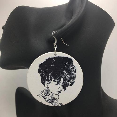 Africa inspired earrings | Kinky Hair, Sieraden, Tassen en Uiterlijk, Oorbellen, Nieuw, Ophalen of Verzenden