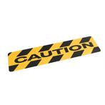 Caution anti slip tape - Geel & Zwart - Anti - slip -, Verzenden
