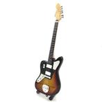 Miniatuur Fender Jaguar gitaar met gratis standaard, Ophalen of Verzenden, Nieuw, Pop, Beeldje of Miniatuur