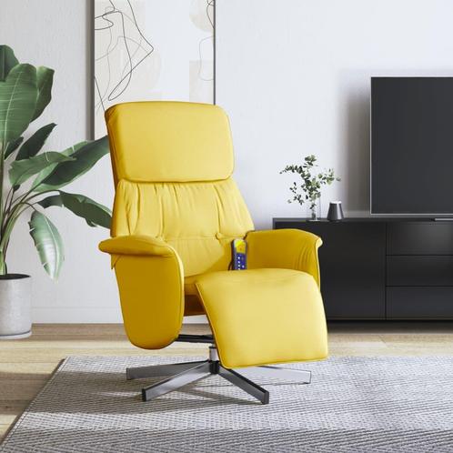 vidaXL Massagestoel verstelbaar met voetensteun stof, Huis en Inrichting, Fauteuils, Nieuw, Verzenden