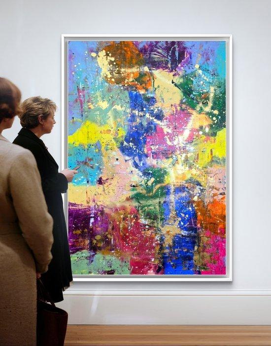 Irena Lenartowicz - Composition with Gold - XXL, Antiek en Kunst, Kunst | Schilderijen | Modern