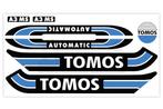 Tomos Stickerset glans standaard automatic zwart / lichtb..., Ophalen of Verzenden, Nieuw