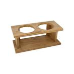 Teak Flessenhouder dubbel, Watersport en Boten, Accessoires en Onderhoud, Ophalen of Verzenden, Nieuw
