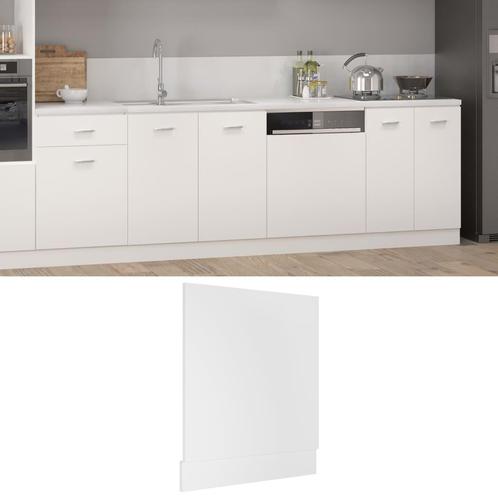 vidaXL Vaatwasserpaneel Lyon 59,5x3x67 cm bewerkt hout wit, Huis en Inrichting, Keuken | Keukenelementen, Wit, Nieuw, Verzenden