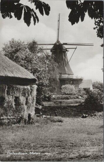 HELLENDOORN - Molen, Verzamelen, Ansichtkaarten | Nederland, Verzenden