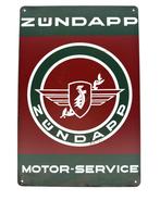 Metalen Wandbord - Zundapp - Motor-Service, Ophalen of Verzenden, Nieuw