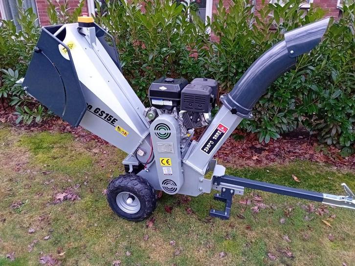Houtversnipperaar Skorpion GS-15E, benzine hakselaar, Zakelijke goederen, Machines en Bouw | Tuin, Park en Bosbouw, Hakselaar