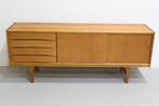 Vintage design dressoir Erik Wørts Ikea, eiken, Mid century, 150 tot 200 cm, Eikenhout, Zo goed als nieuw