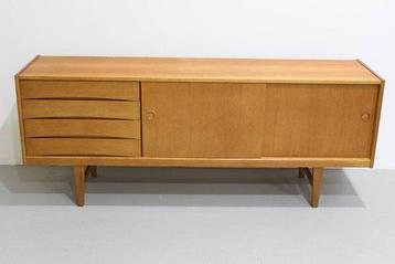 Vintage design dressoir Erik Wørts Ikea, eiken