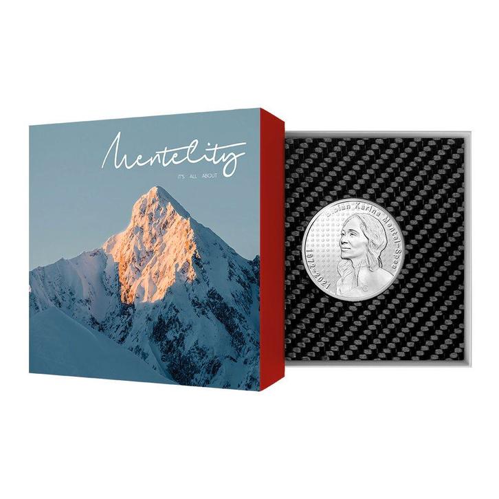 Mentelity Foundation penning Zilver 1 ounce, Postzegels en Munten, Munten | Nederland, Verzenden