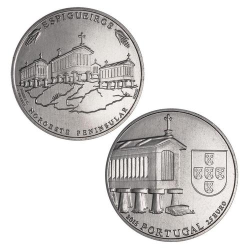 Portugal 2,5 Euro Espigueiros 2018, Postzegels en Munten, Munten | Europa | Euromunten, Verzenden