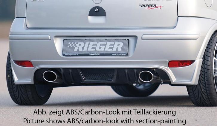 Rieger achteraanzetstuk | Corsa C: 06.03- (vanaf Facelift) -, Auto-onderdelen, Carrosserie en Plaatwerk, Nieuw, Opel, Verzenden