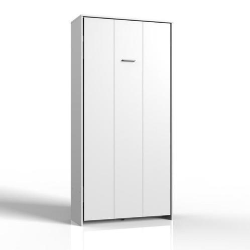Juist Verticaal Opklapbed Breedte 90cm - Wit, Huis en Inrichting, Slaapkamer | Bedden, Nieuw, Verzenden