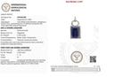 Hanger - 18 karaat Witgoud - 5.75ct. tw. Tanzaniet - Diamant, Sieraden, Tassen en Uiterlijk, Antieke sieraden