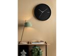 Wandklok Hue - Metaal Zwart - Ø40cm, Huis en Inrichting, Woonaccessoires | Klokken, Verzenden, Nieuw