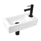 All-in-1 fonteincombinatie Bicolor Mini Block Rechts Zwart, Nieuw