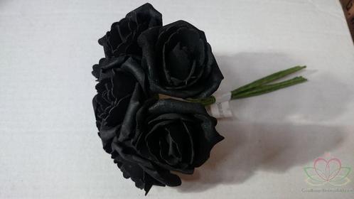 Actie foam roos emilia zwart doos 42 new van e 22.69 voor, Huis en Inrichting, Woonaccessoires | Kunstplanten en Kunstbloemen