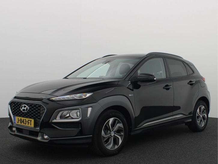 Zakelijke Lease |  Hyundai KONA 1.6 GDI HEV Fashion, Auto's, Hyundai, Lease, Zwart, Automaat, SUV of Terreinwagen, Overige kleuren