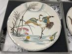 Gien - Bord (4) - grans oiseaux - Porselein - Grote vogels