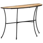 vidaXL Bijzettafel 110x40x77 cm massief mangohout, Verzenden, Nieuw, 60 cm of meer