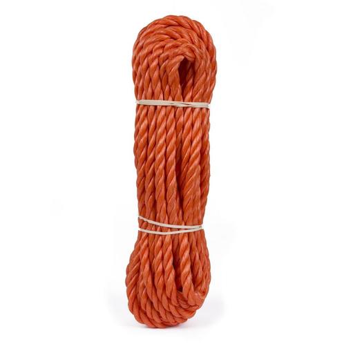 Benson Sterk polypropyleen touw - 8 mm - 10 meter - oranje, Doe-het-zelf en Verbouw, IJzerwaren en Bevestigingsmiddelen, Nieuw