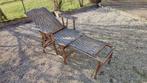 Lounge stoel - Bamboe, Rattan, rieten stok - Lounge stoel,