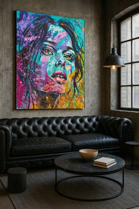 Daniel Jonez - Wired - NO Reserve - XL, Antiek en Kunst, Kunst | Schilderijen | Modern