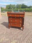 Antieke Eiken Empire Hekjes Ladekast Commode