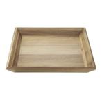 Dienblad | Acaciahout | 380x355x50(h)mm Cambro, Verzenden, Nieuw in verpakking