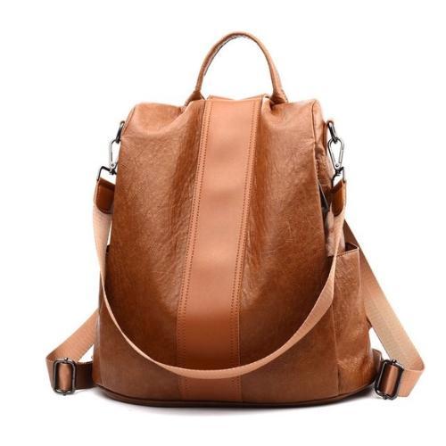 2dekans | Glennoo Anti-diefstal Rugzak Dames - Rugtas dames, Sieraden, Tassen en Uiterlijk, Tassen | Schoudertassen, Bruin, Zo goed als nieuw