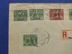 Nederland 1940 - Guilloche Traliezegels in mengfrankering, Postzegels en Munten, Postzegels | Nederland, Gestempeld