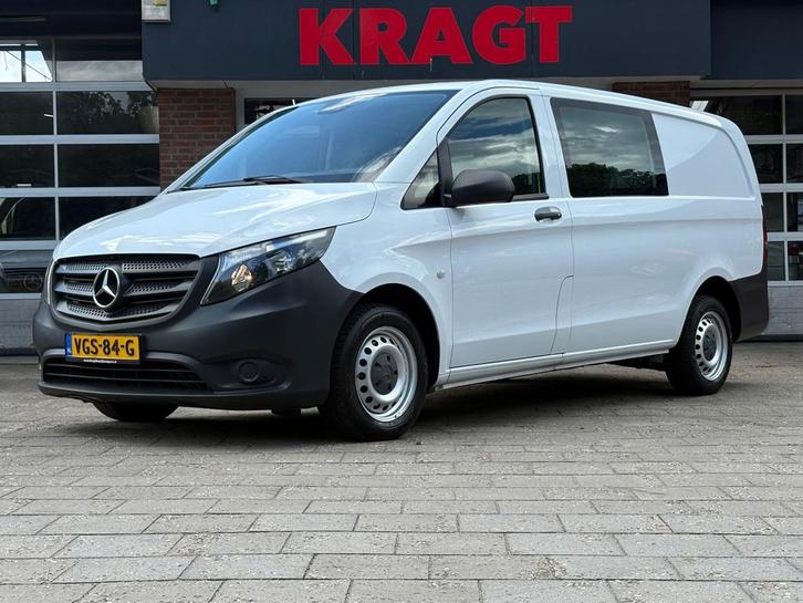 Zakelijke Lease |  Mercedes-Benz Vito 114 CDI Lang DC Comfor, Auto's, Bestelauto's, Dealer onderhouden, Lease, Zwart, Automaat