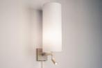 Rietveld Wandlampen - Wit, Beige, Zand - Stof, Metaal, Verzenden, Nieuw