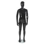 Faceless etalagepop kind 10-11 jaar glossy zwart KEN14-GB