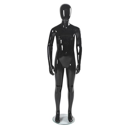 Faceless etalagepop kind 10-11 jaar glossy zwart KEN14-GB, Zakelijke goederen, Kantoor en Winkelinrichting | Winkel en Inventaris