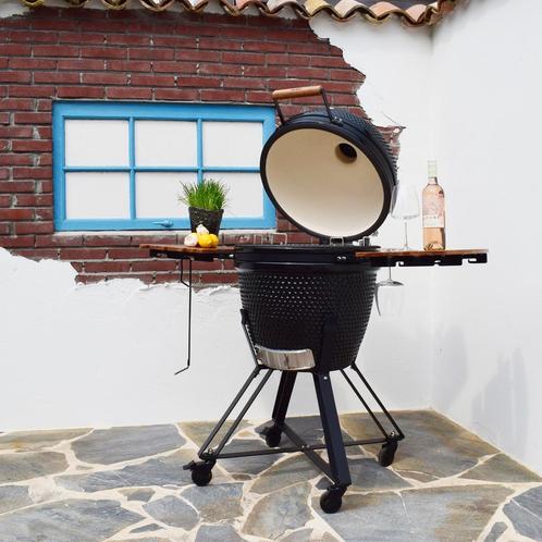 BLISS kamado 21 - levenslange garantie!, Tuin en Terras, Houtskoolbarbecues, Met accessoires, Nieuw, Verzenden