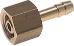 G 3/4 x 19mm Vernikkeld Messing Slangpilaar met Moer 16, Verzenden, Nieuw
