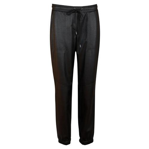 Cambio Sport • zwarte relaxte broek met coating • 36, Kleding | Dames, Broeken en Pantalons, Zwart, Nieuw, Maat 36 (S), Verzenden