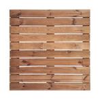 Terrastegel Alba Bruin 100 x 100 cm, Tuin en Terras, Tegels en Klinkers, Verzenden, Nieuw, Hout