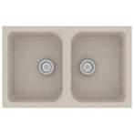Spoelbak graniet beige 76cm | retourdeal 68% korting, Ophalen of Verzenden, Nieuw, Steen, Overige typen