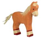 Holztiger - Houten Dieren - Veulen bruin 12 cm, Nieuw