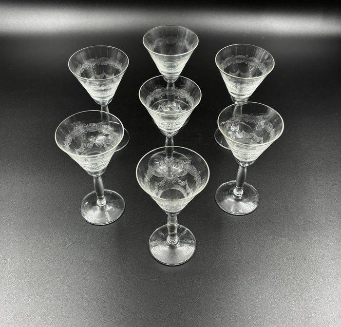 Baccarat - Drinkset (7) - modello Gravè - Kristal -, Antiek en Kunst, Antiek | Glas en Kristal