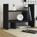 vidaXL Bureau organiser 38,5x17x39 cm bewerkt hout zwart, Verzenden, Nieuw in verpakking