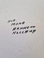 N v B MONA ARNHEM HOLLAND - Dienblad - Plateel met opstaande, Antiek en Kunst